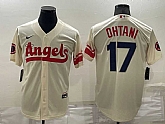 Angels 17 Shohei Ohtani Cream 2022 City Connect Cool Base Jerseys,baseball caps,new era cap wholesale,wholesale hats